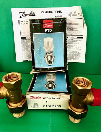 Клапан Danfoss Ду 20 3/4" RTD-N прямой Старая Купавна - изображение 1