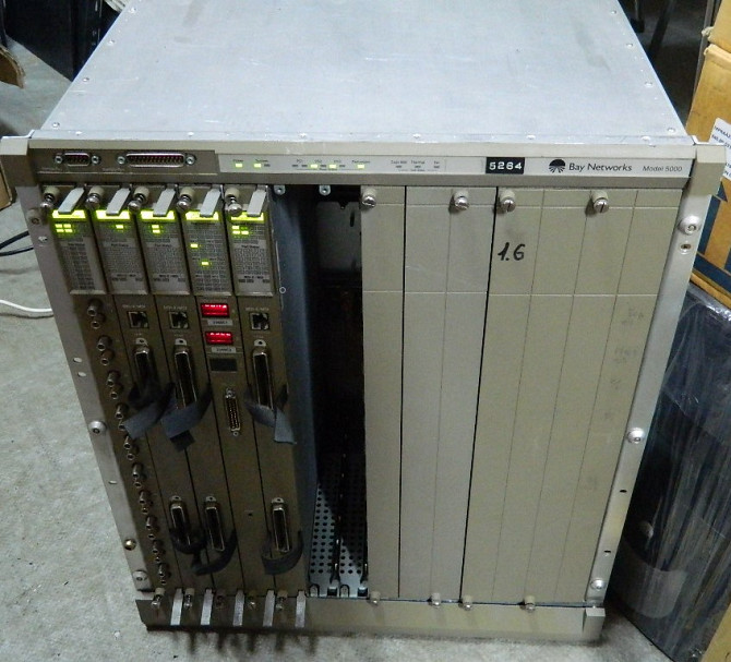 Ретро шасси (АТС) Bay Networks 5000 с модулями Переславль-Залесский - изображение 1